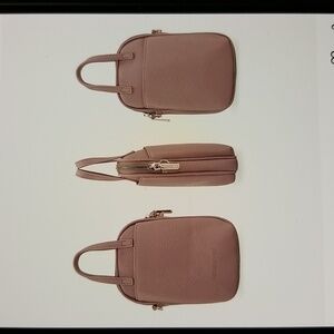 Montana West Mauve Dusty Rose  Small Crossbody Bag With Adjustable Strap NWT